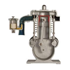 Vintage Educational Engine Cross Section