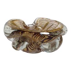 Midcentury Murano Ashtray