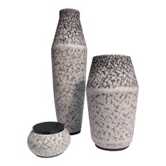 Tall Textured Ceramic Vase