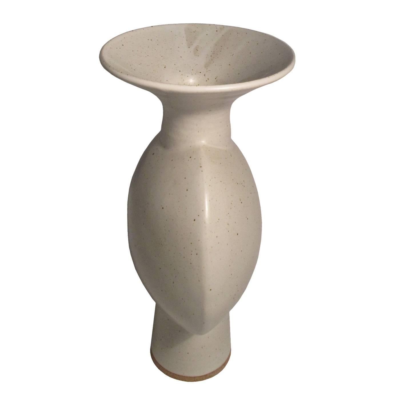 Modern Extra Large Sculptural Ceramic Vase For Sale