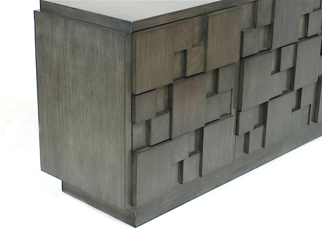 Mid-Century Modern Mid-Century Brutalist Dresser For Sale