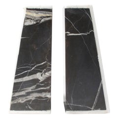 Black Marble Bookends