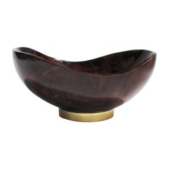 Medium Penshell and Brass Bowl