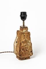 Lampe brutaliste et sculpturale de La Borne, 1970