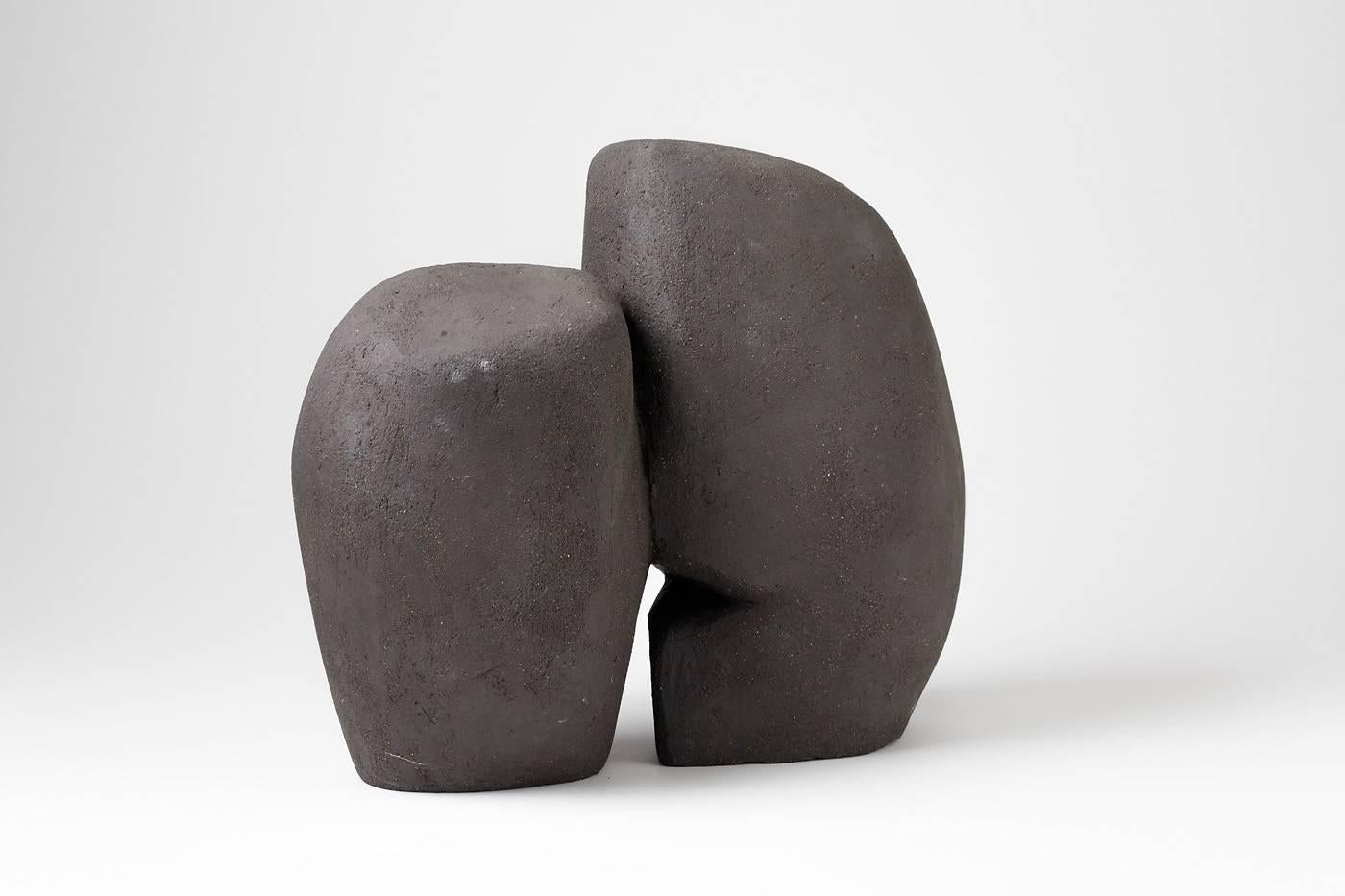 Unglaubliche skulpturale Visage-Keramikform von Tim Orr im Zustand „Hervorragend“ im Angebot in Neuilly-en- sancerre, FR