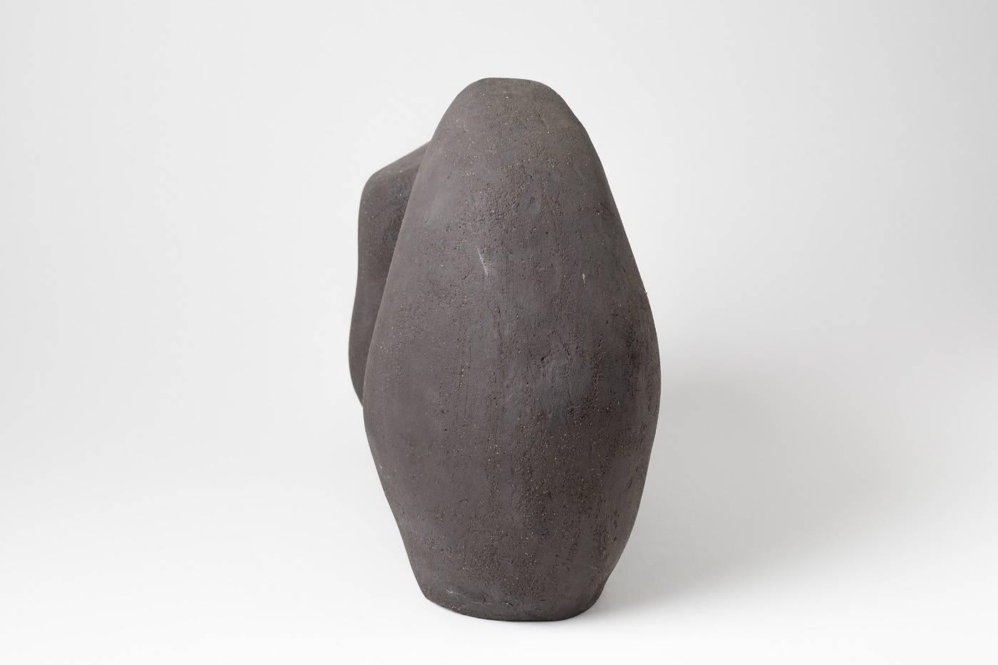 Late 20th Century Incredible Sculptural Visage Ceramic Form by Tim Orr For Sale