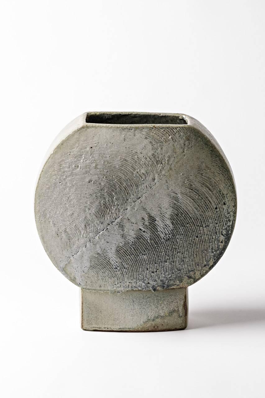 Late 20th Century Extraordinary Stoneware Vase by Antoine de Vinck, circa 1970