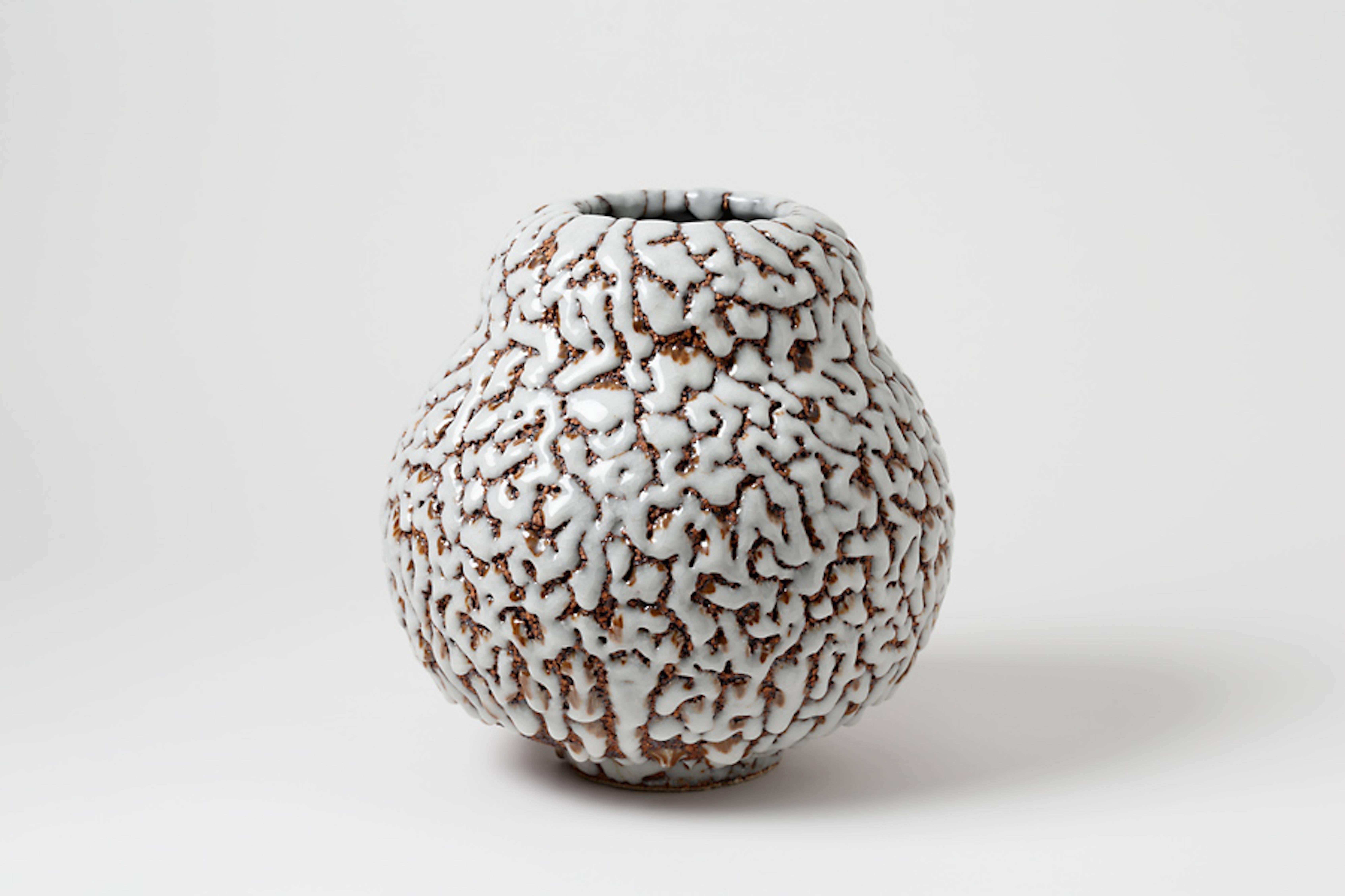 French Contemporary Ceramic Vase by Rozenn Bigot