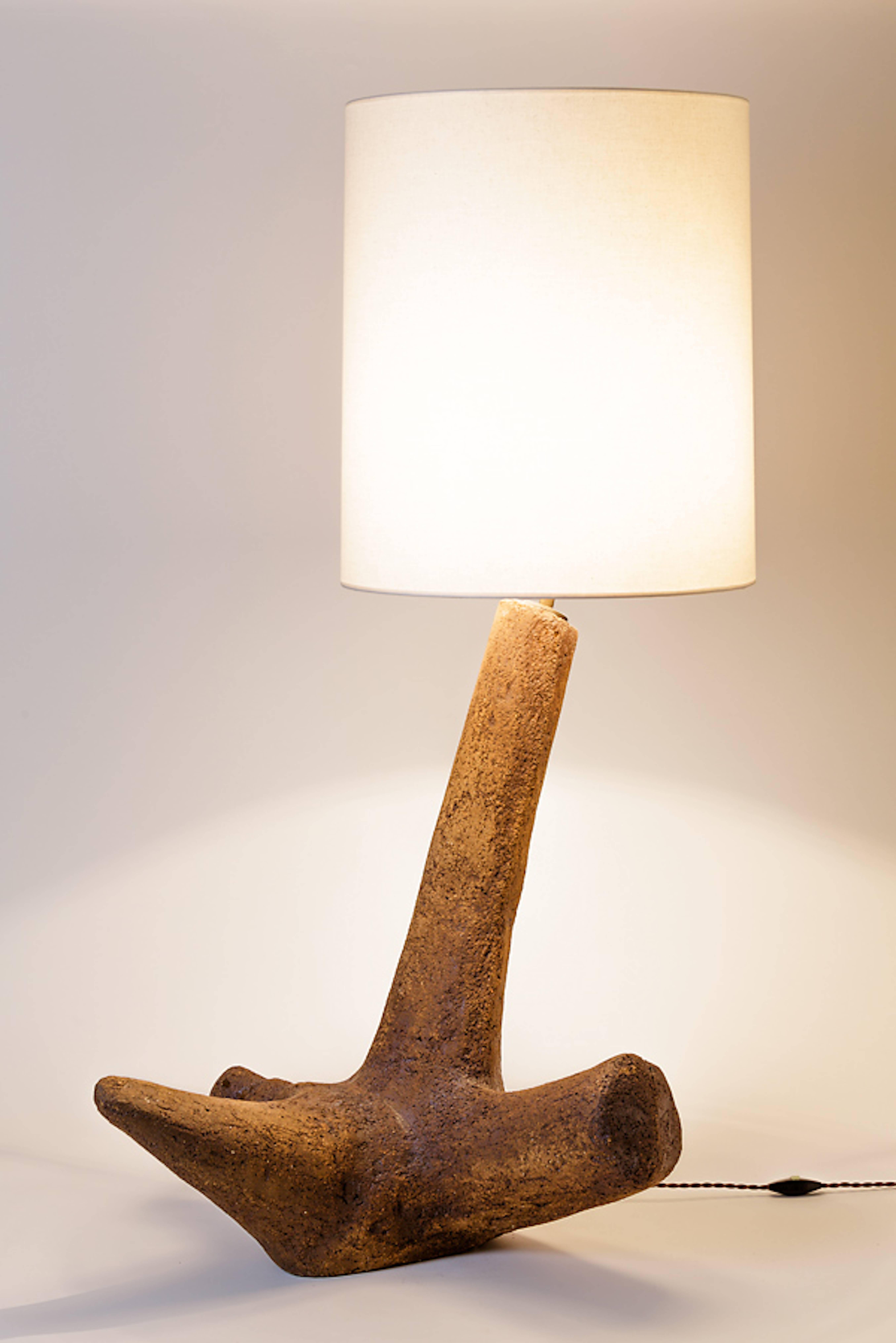 20th Century Exceptional and Important Ceramic Lamp by Tim Orr