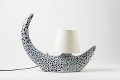 Ceramic Lamp by Le Vaucour, Vallauris, circa 1950-1960