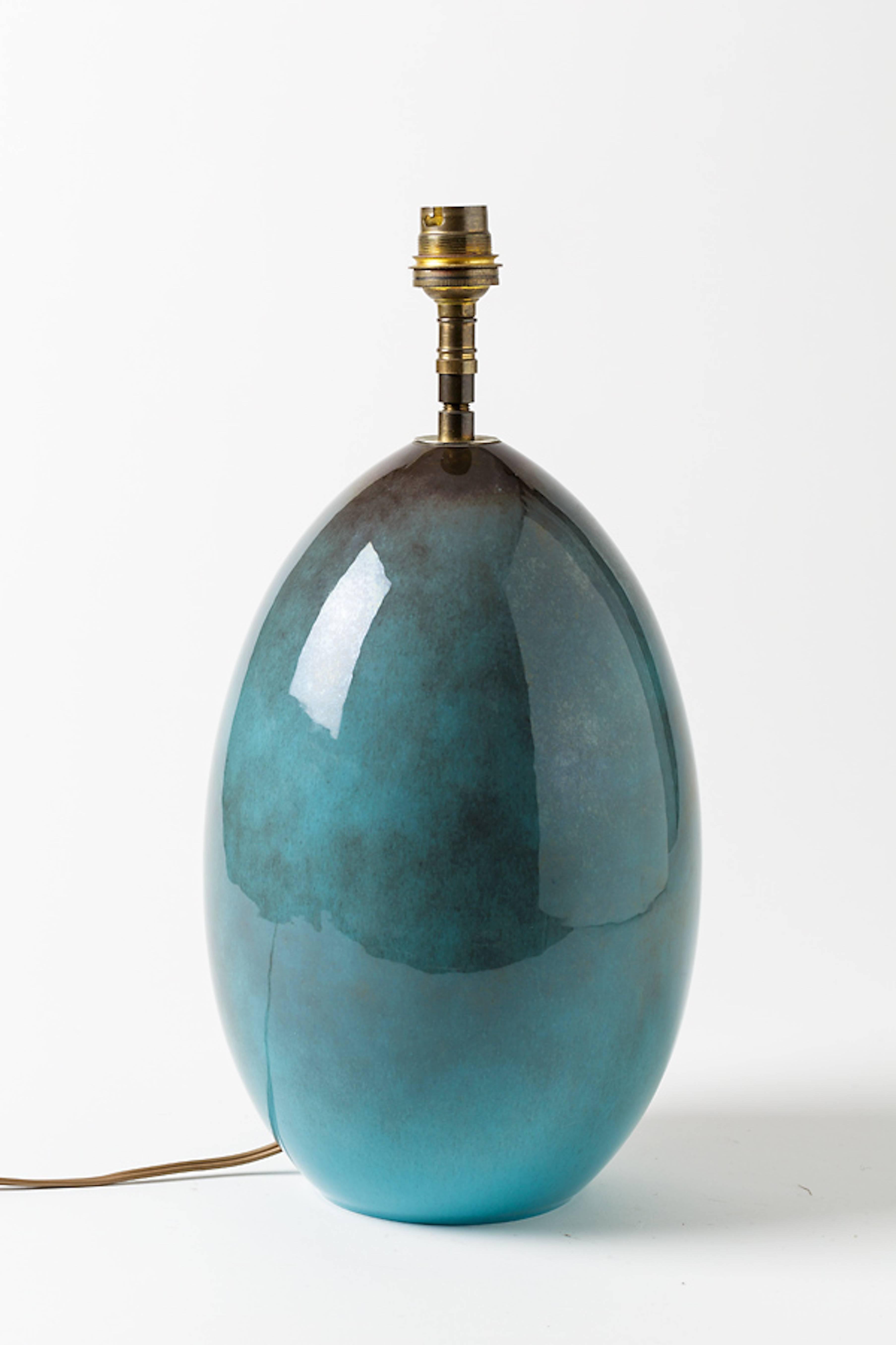 French Ceramic Lamp by Gabriel Musarra, Vallauris, circa 1960-1970