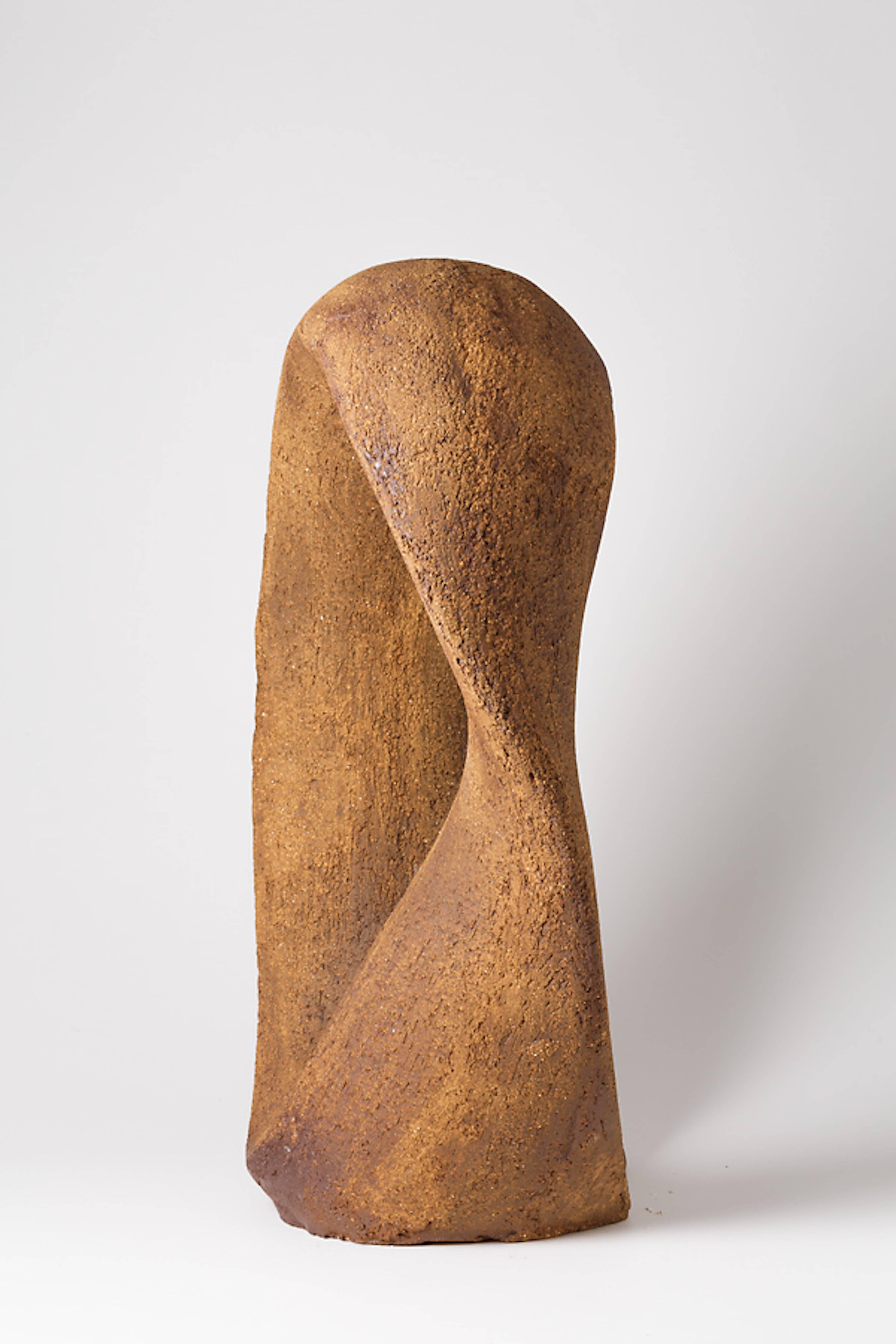 French Important Stoneware Sculpture by Tim Orr, circa 1970-1980 For Sale