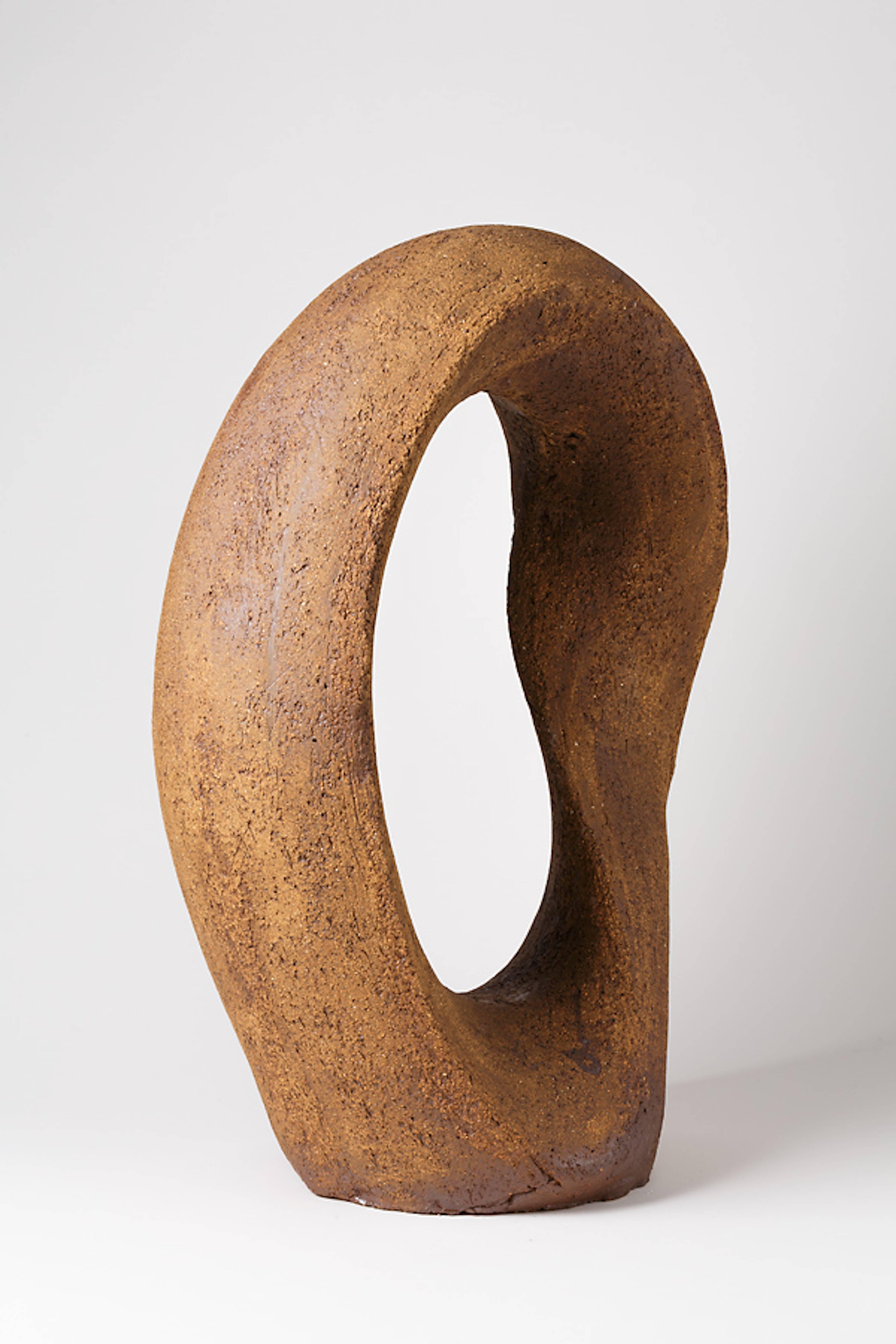 20th Century Important Stoneware Sculpture by Tim Orr, circa 1970-1980 For Sale