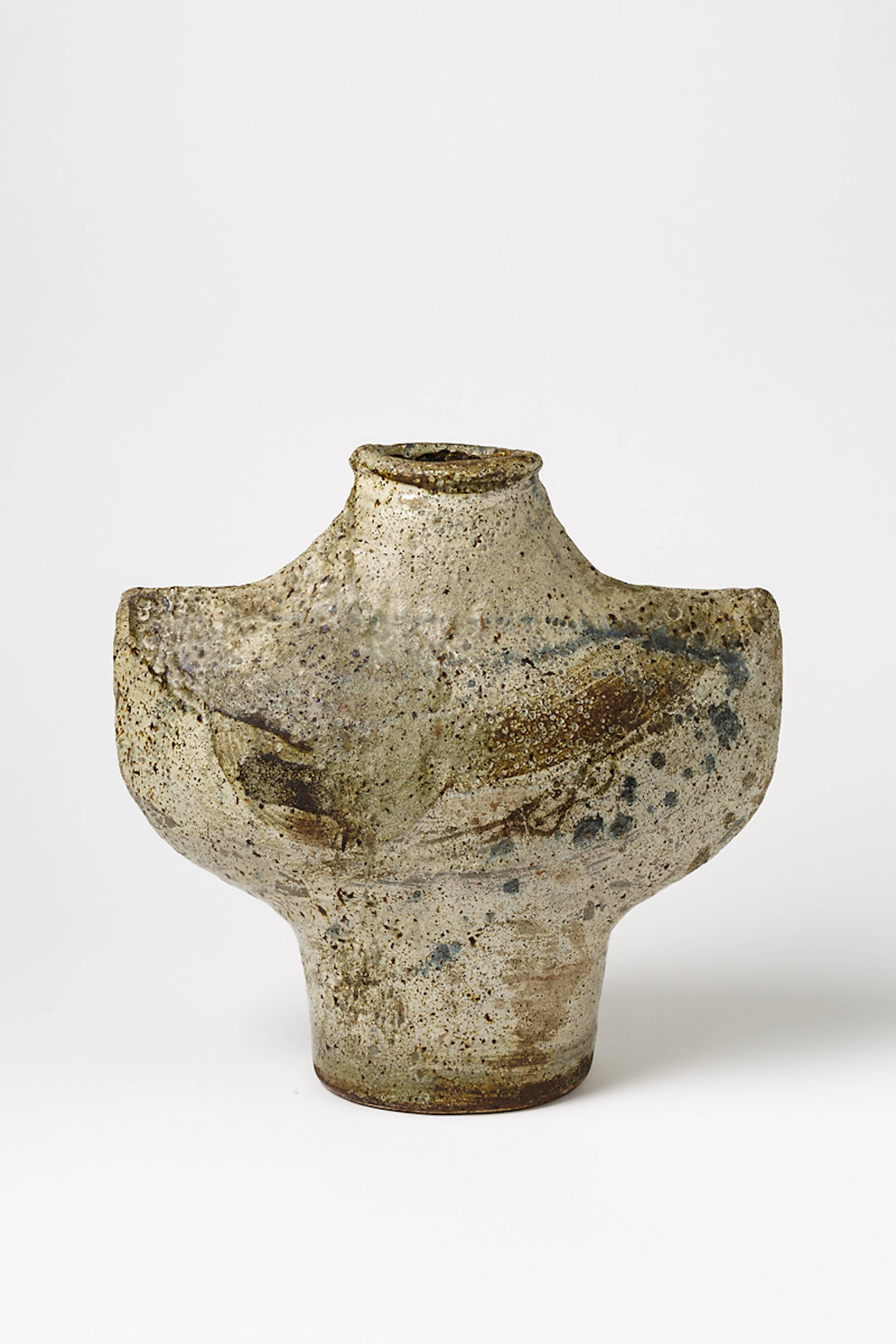 Beaux Arts Ceramique Vase by Michel Delmotte, circa 1962