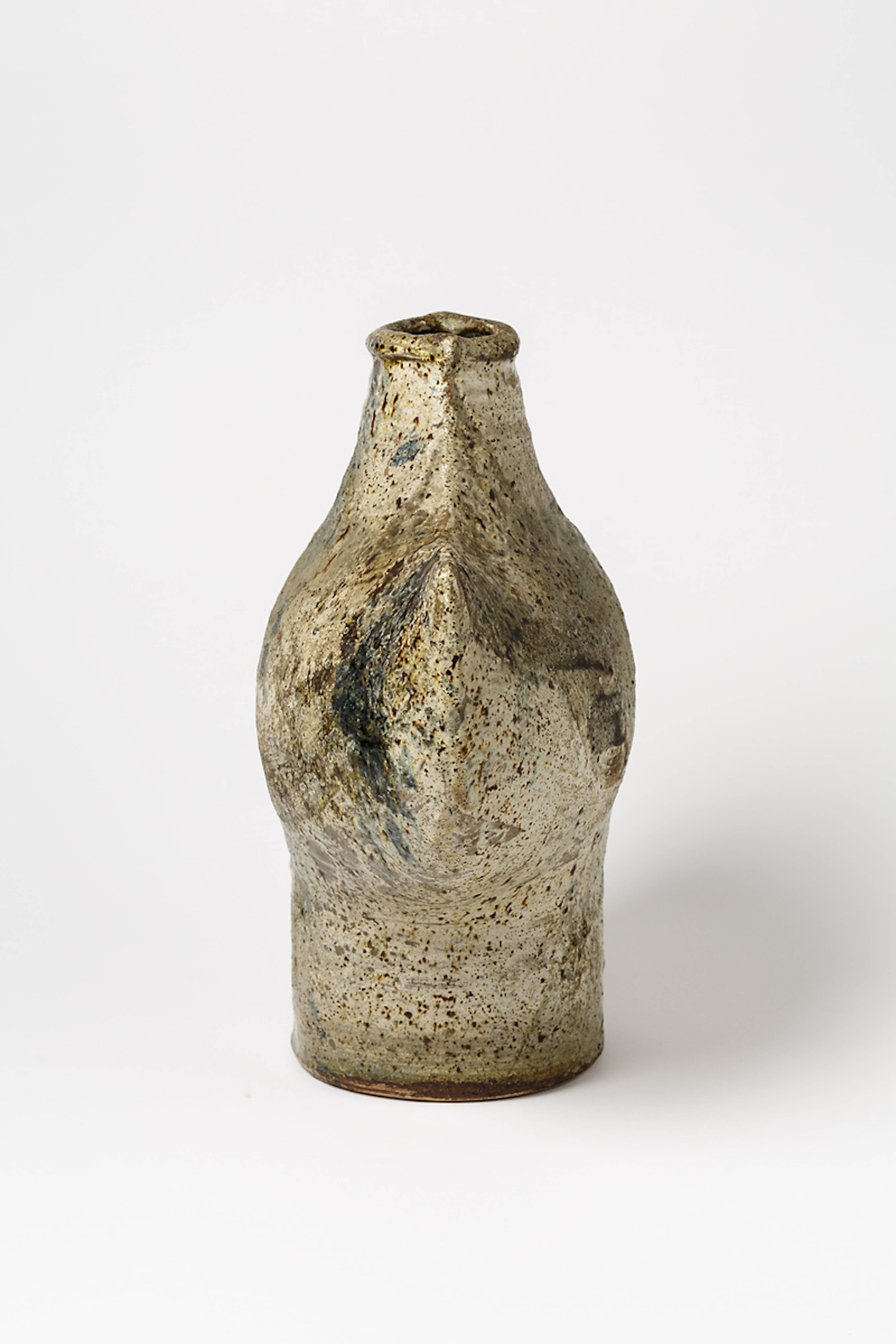 French Ceramique Vase by Michel Delmotte, circa 1962