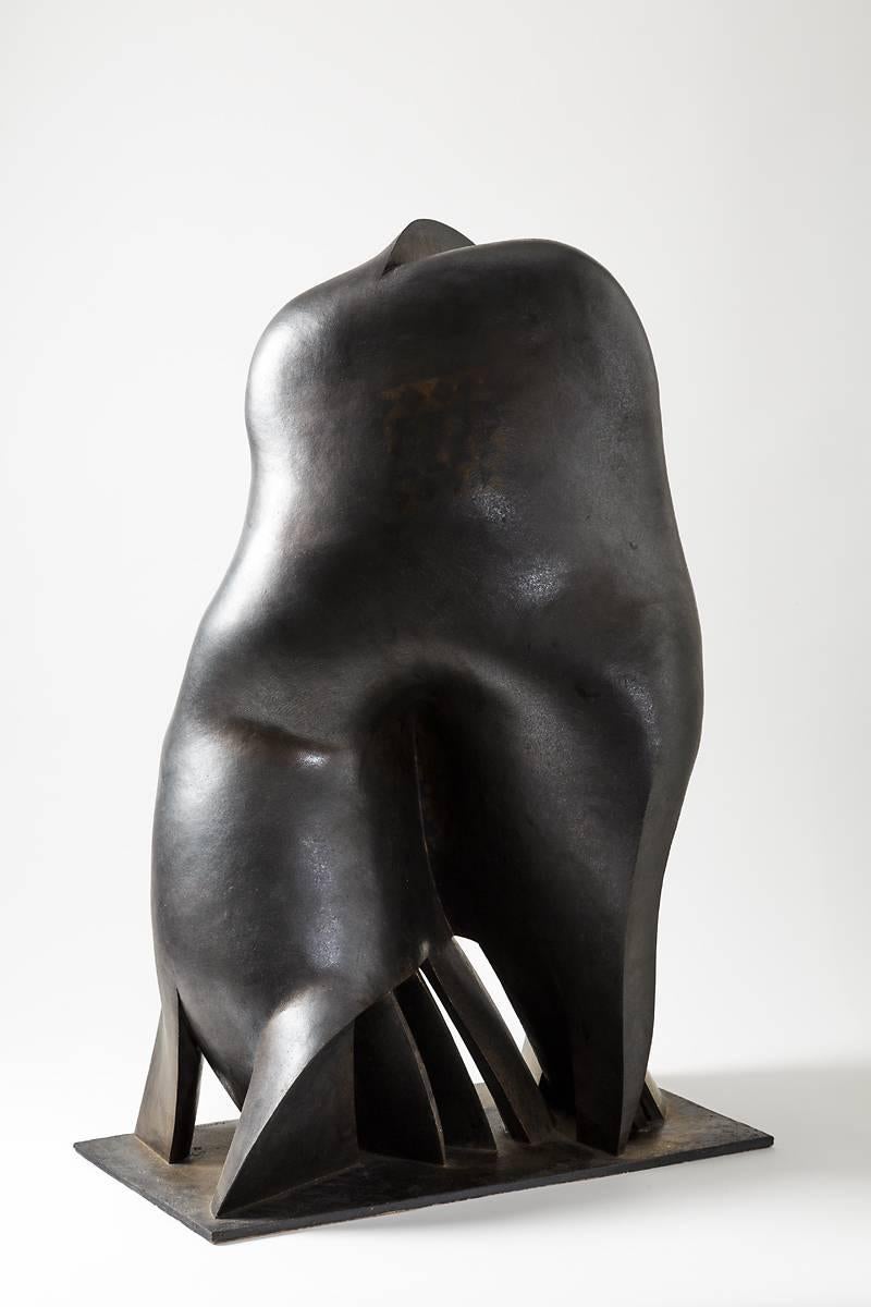 Beaux Arts Important Ceramic Sculpture by Pierre Martinon, circa 2000
