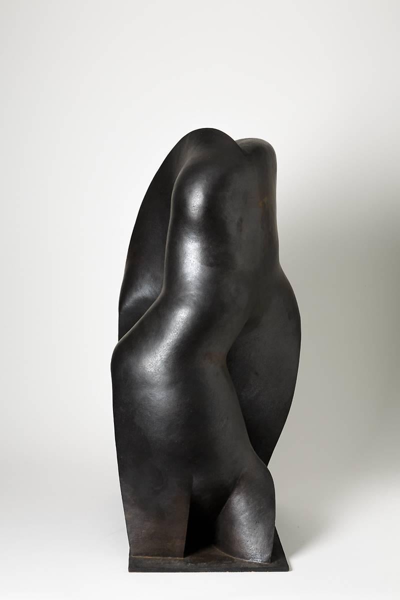 Molded Important Ceramic Sculpture by Pierre Martinon, circa 2000