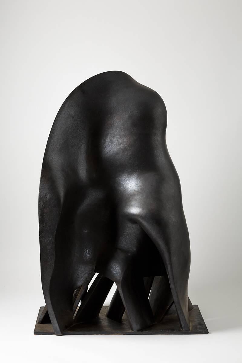 Important Ceramic Sculpture by Pierre Martinon, circa 2000 In Excellent Condition In Neuilly-en- sancerre, FR