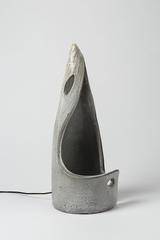 Rare Important Ceramic Lamp or Sculpture by Accolay, circa 1960-1970