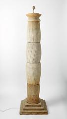 Important Ceramic Floor Lamp by Gustave Tiffoche, circa 1970-1980