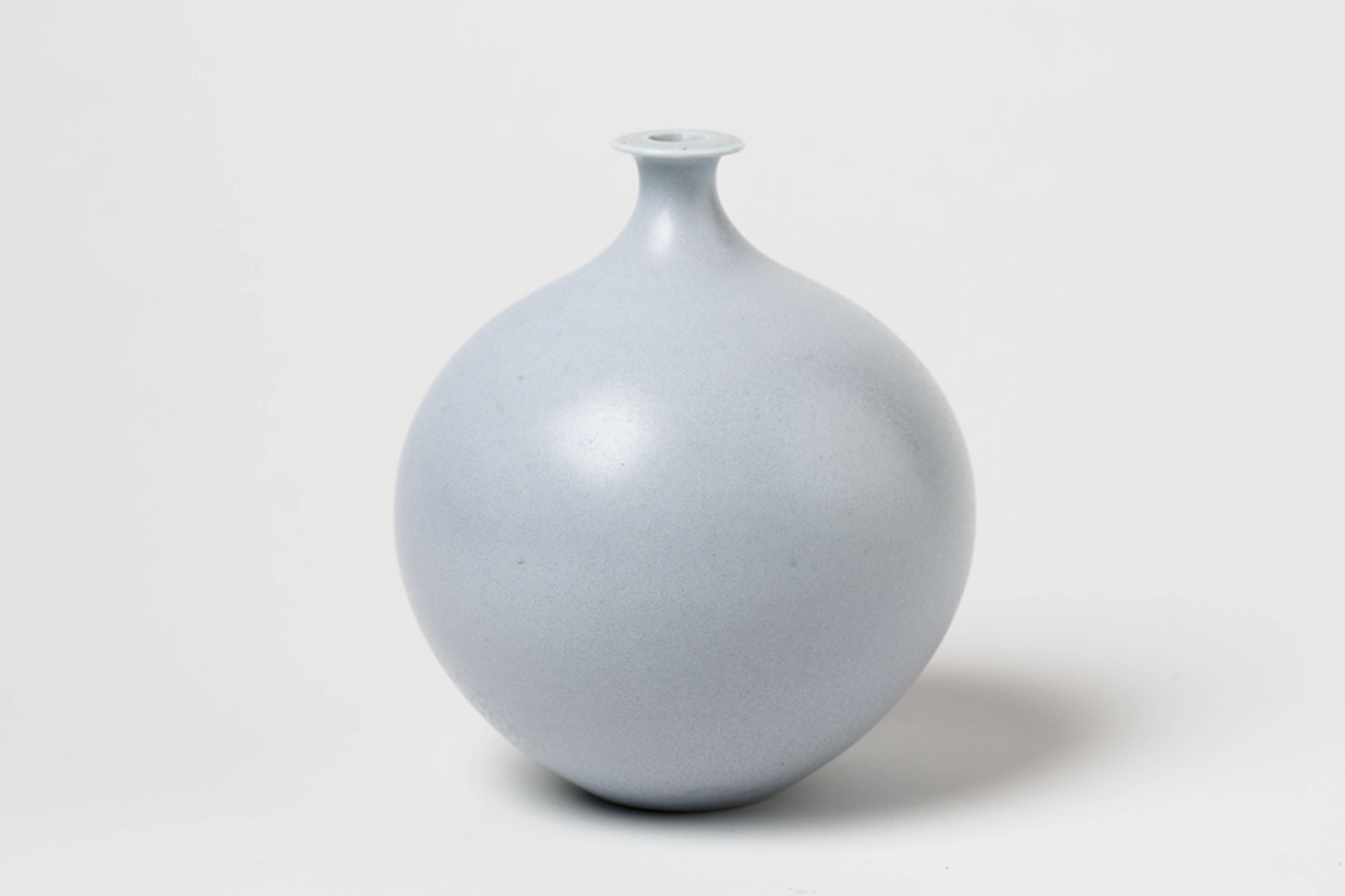 Beaux Arts Elegant Porcelain Vase by Robert Deblander, circa 1980-1990
