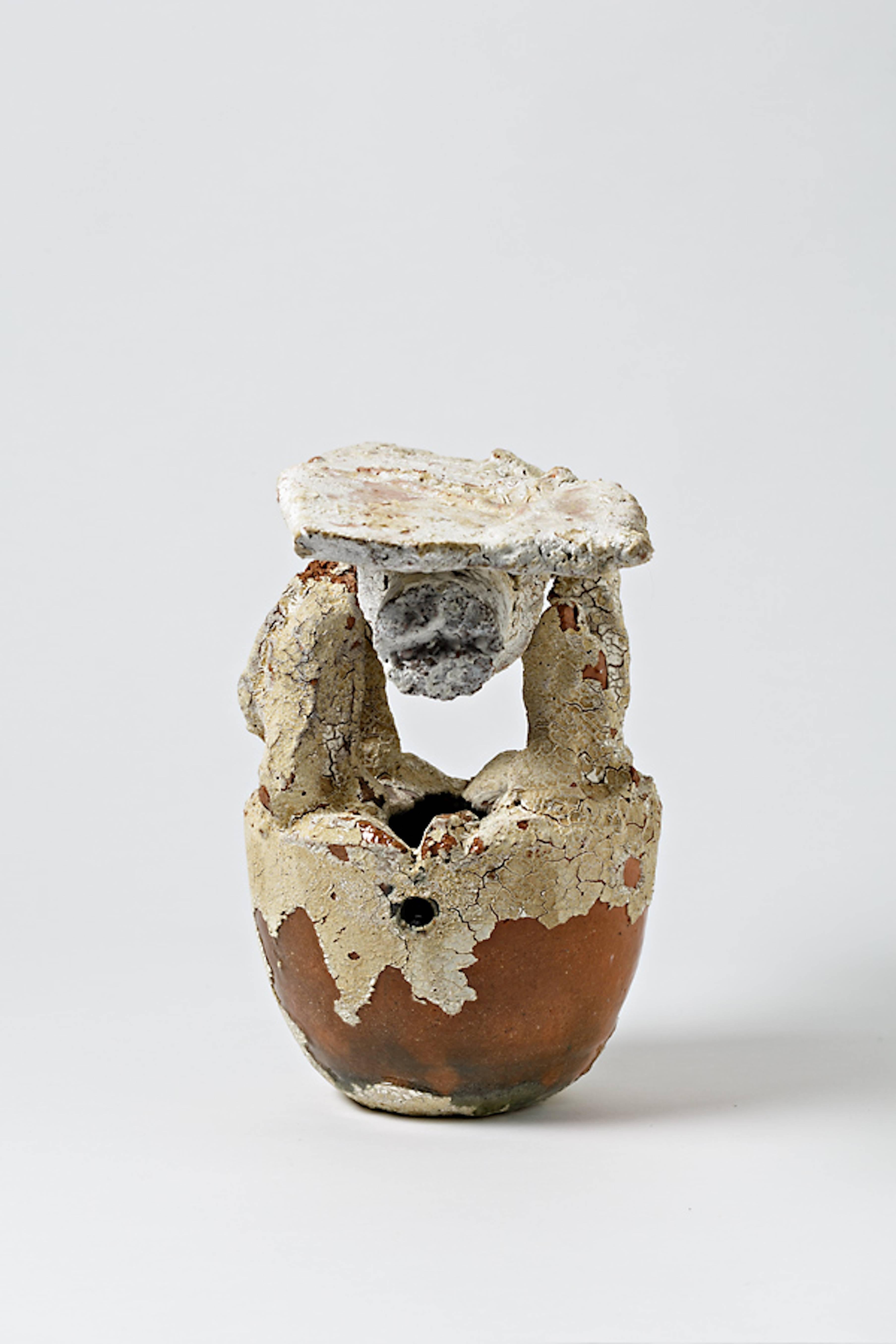 Beaux Arts Ceramic Sculpture by Camille Virot, circa 2000