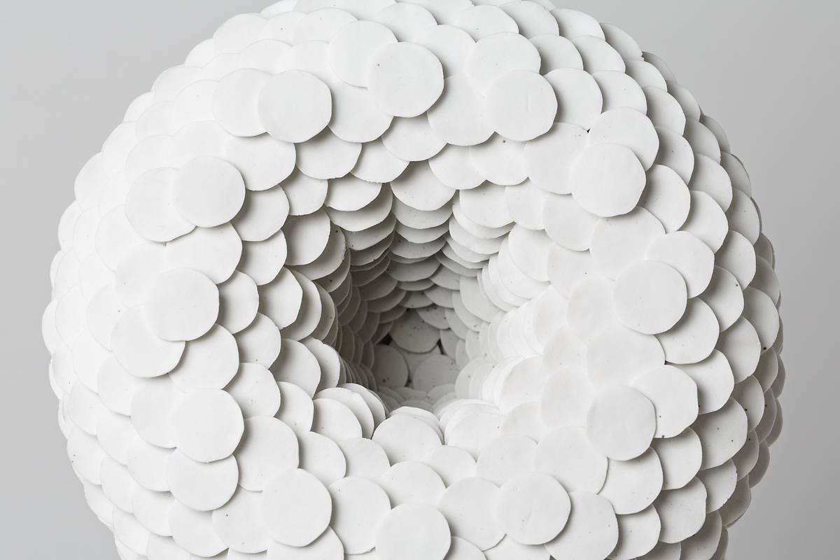 Contemporary Elegant and Subtle Porcelain Sculpture by Mart Schrijvers , 2016