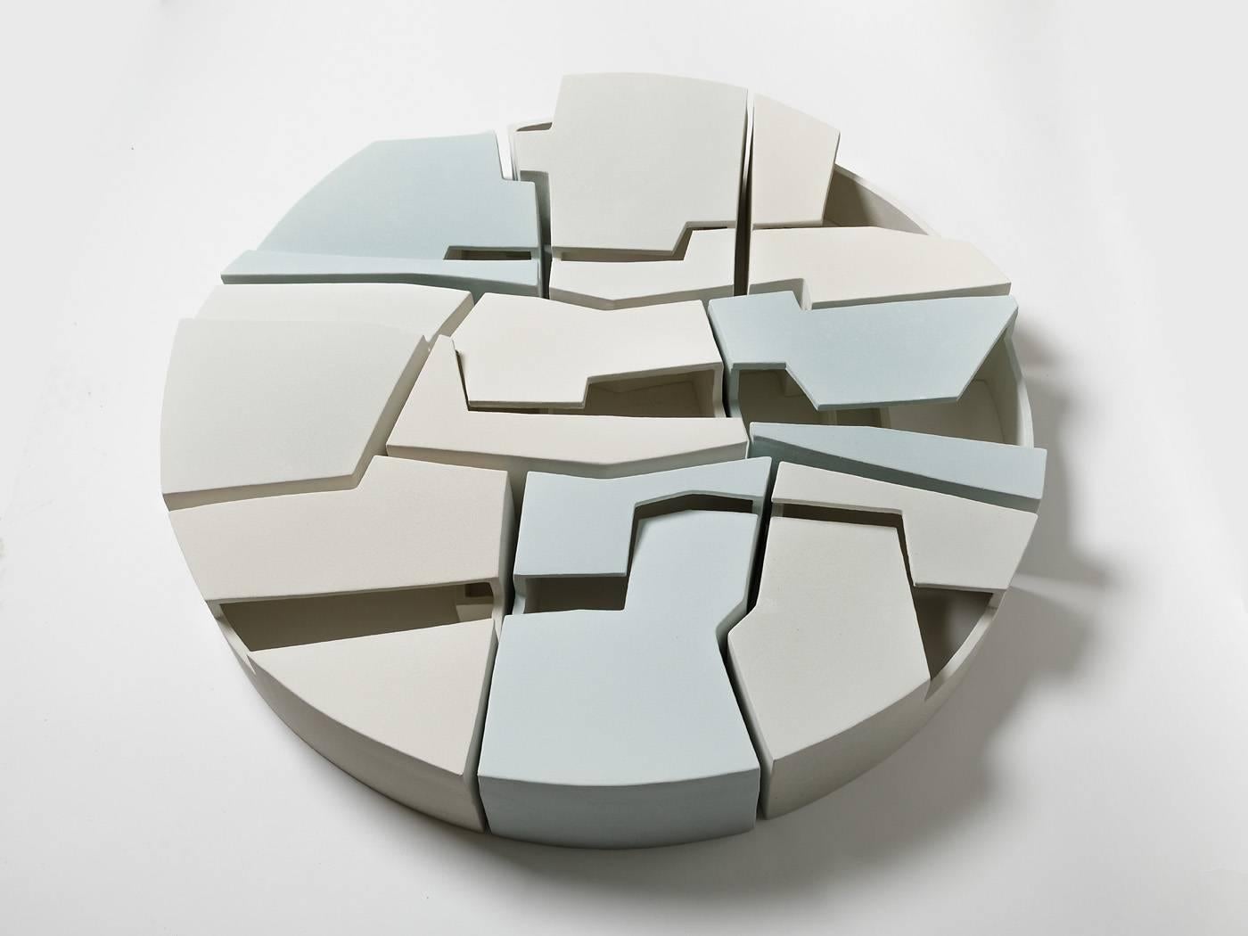French Important Wall Ceramic Sculpture by Denis Castaing, 2016