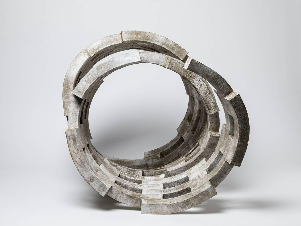 French Big Stoneware Sculpture by Maarten Stuer, circa 2009