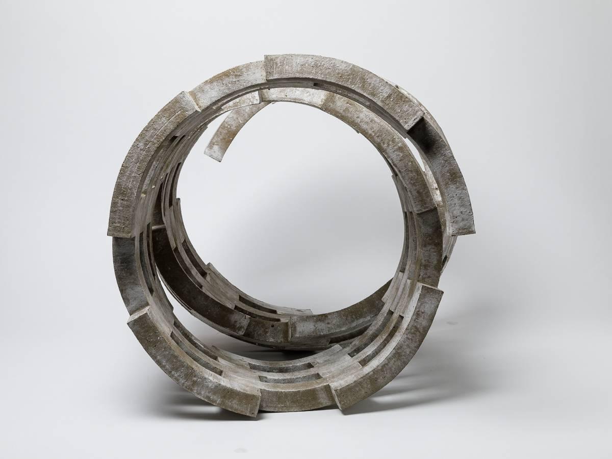 Ceramic Big Stoneware Sculpture by Maarten Stuer, circa 2009