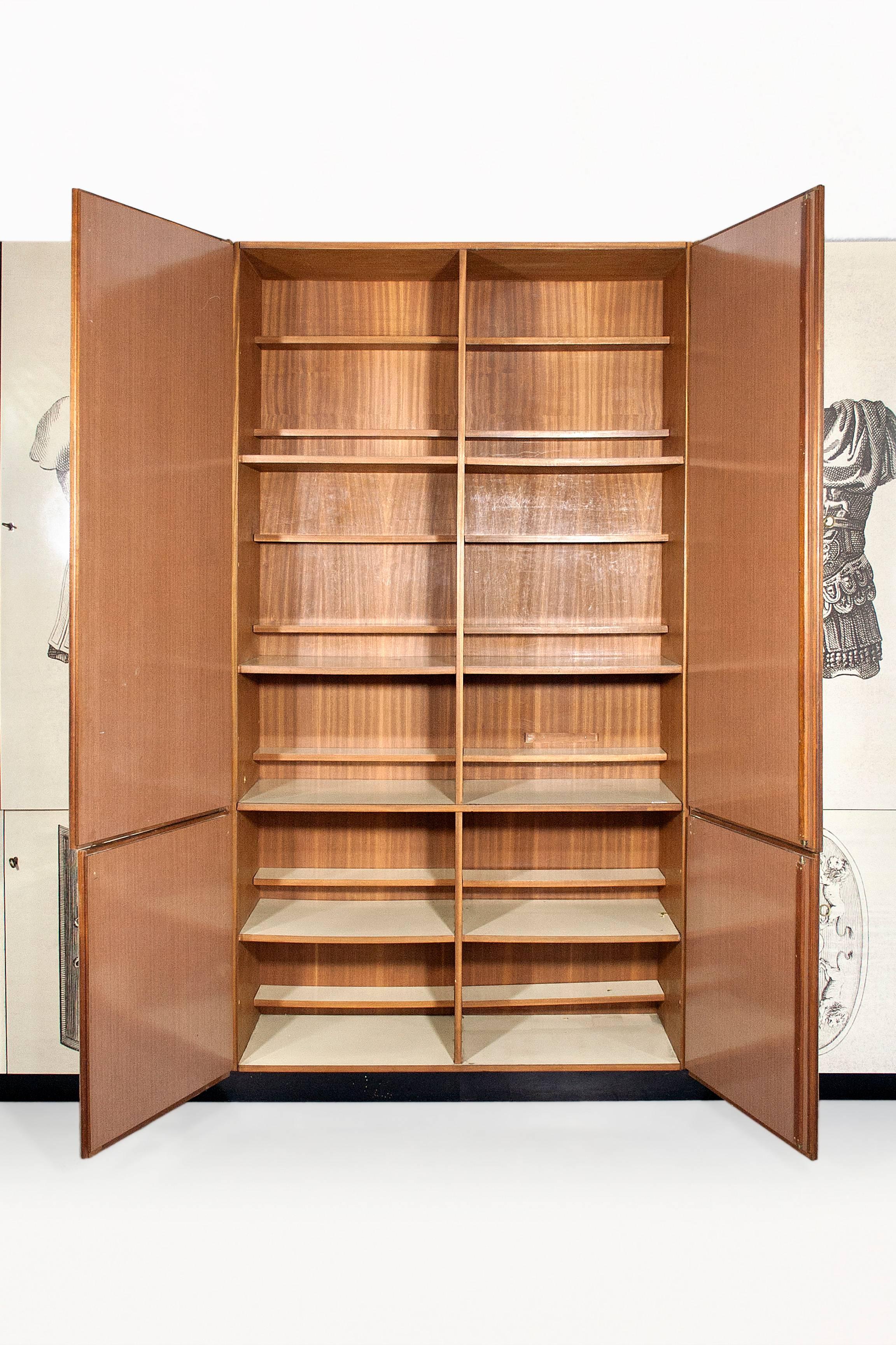 Mid-Century Modern Important Neo Classical Cabinet in the style of Fornasetti, circa 1970, Italy