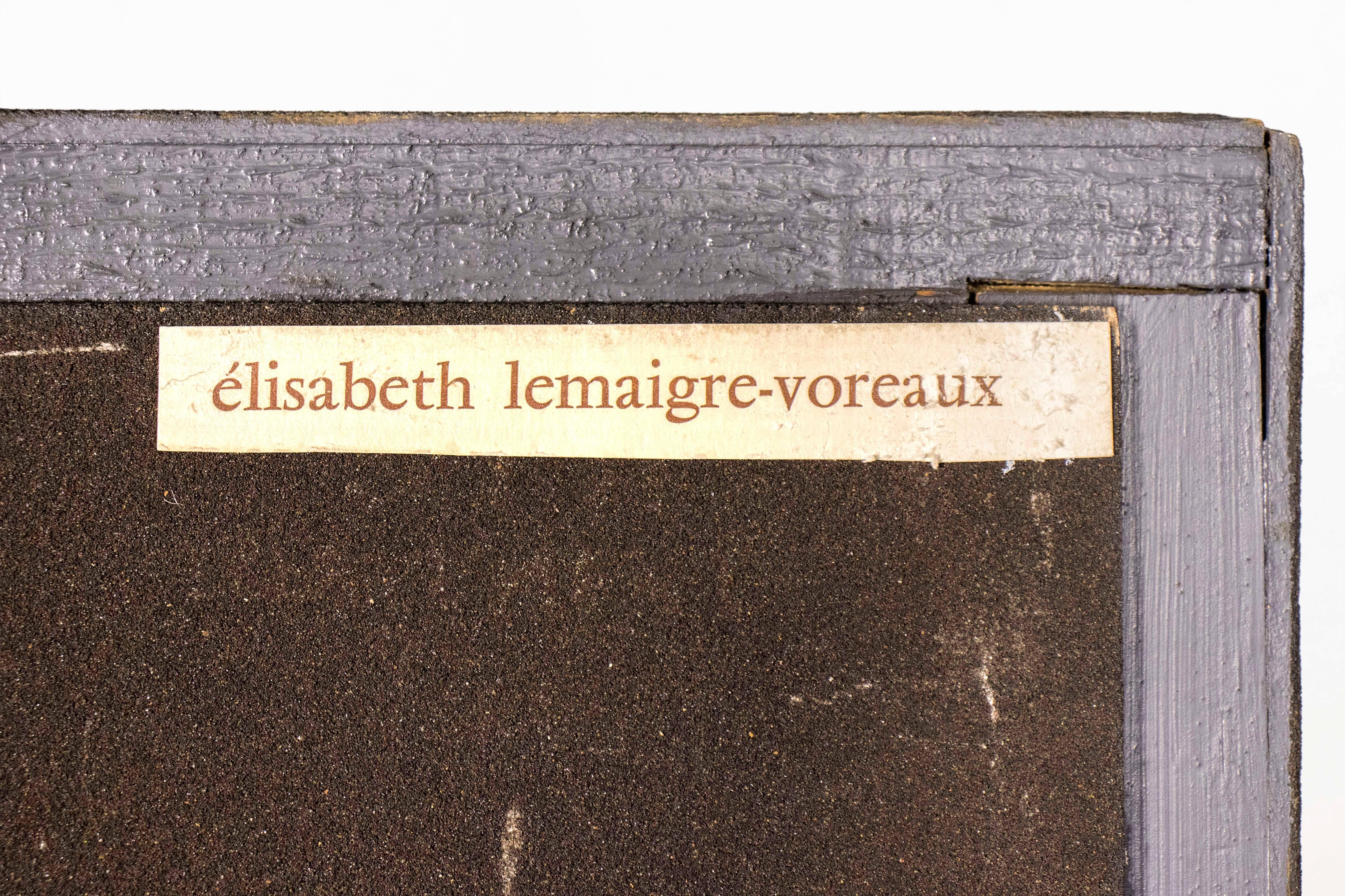 Amethyst Four-Panel Screen by Elisabeth Lemaigre-Voreaux, circa 1970, France For Sale 1