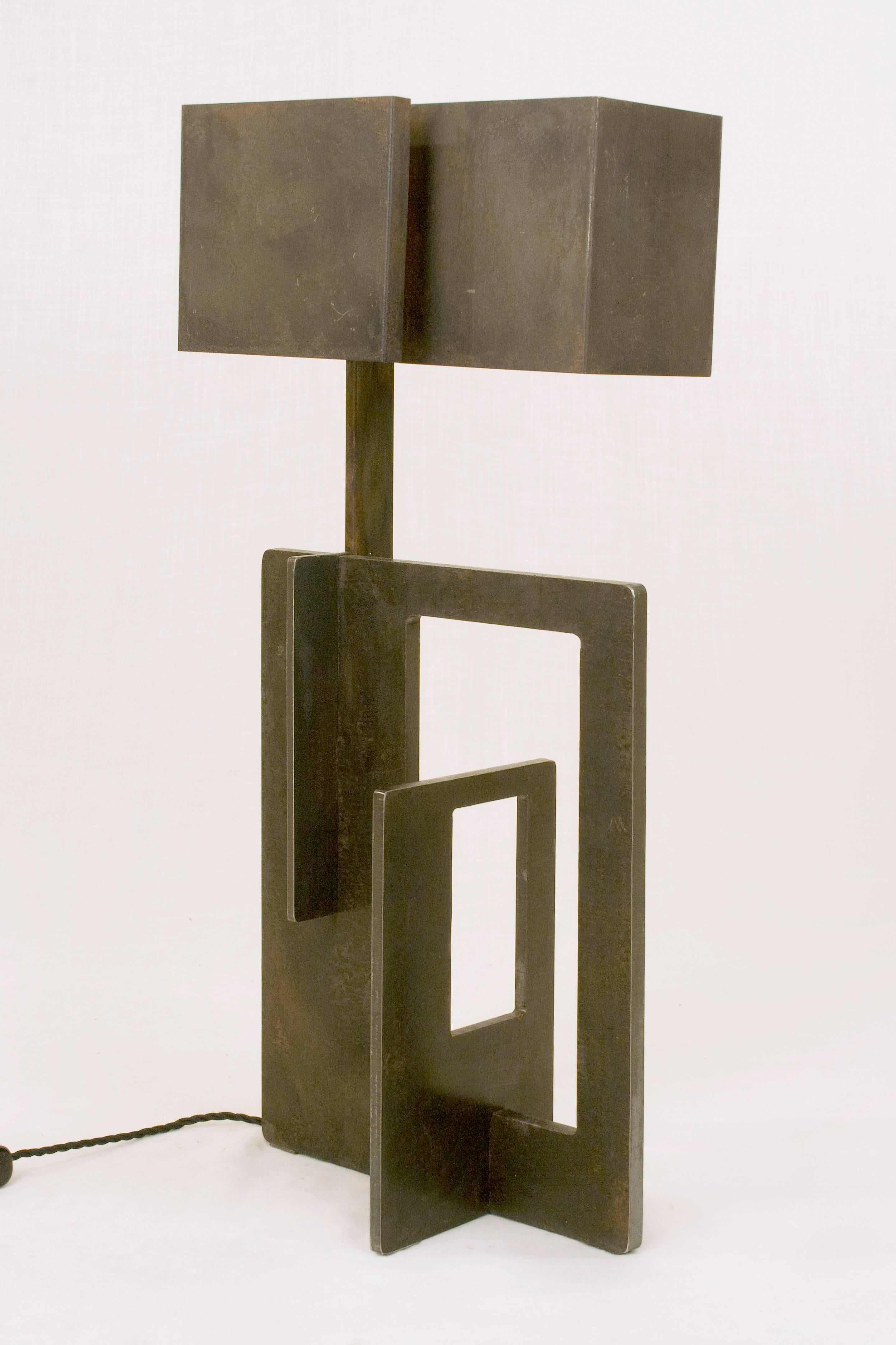 Mid-Century Modern Set of 2 Angelo Brotto Table Lamps, circa 1970, Italy