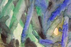 Large Jacob Semiatin Abstract Painting, circa 1950, USA