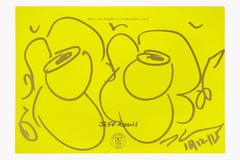 Jeff Koons Yellow Balloon Dog Plate, circa 2015, France
