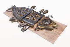 Georges Pelletier Large Ceramic Wall Sculpture, circa 1970, France