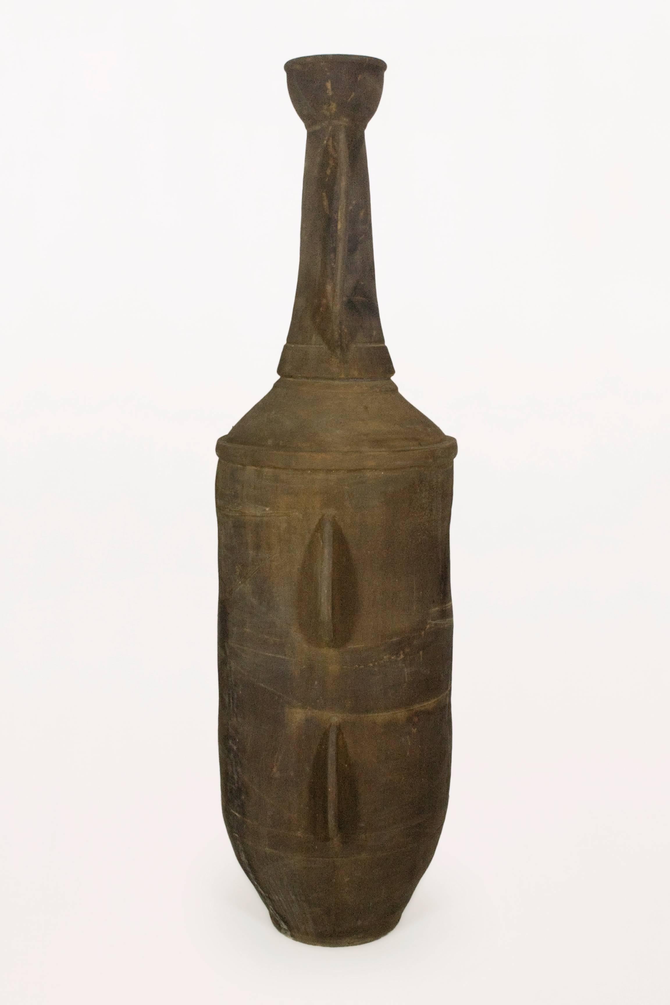Large Exceptional Ceramic Vase by Don Antonio Alcala, circa 1950, Spain (Moderne der Mitte des Jahrhunderts)