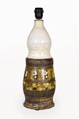 Georges Pelletier Pair of Ceramic Lamps, circa 1950, France