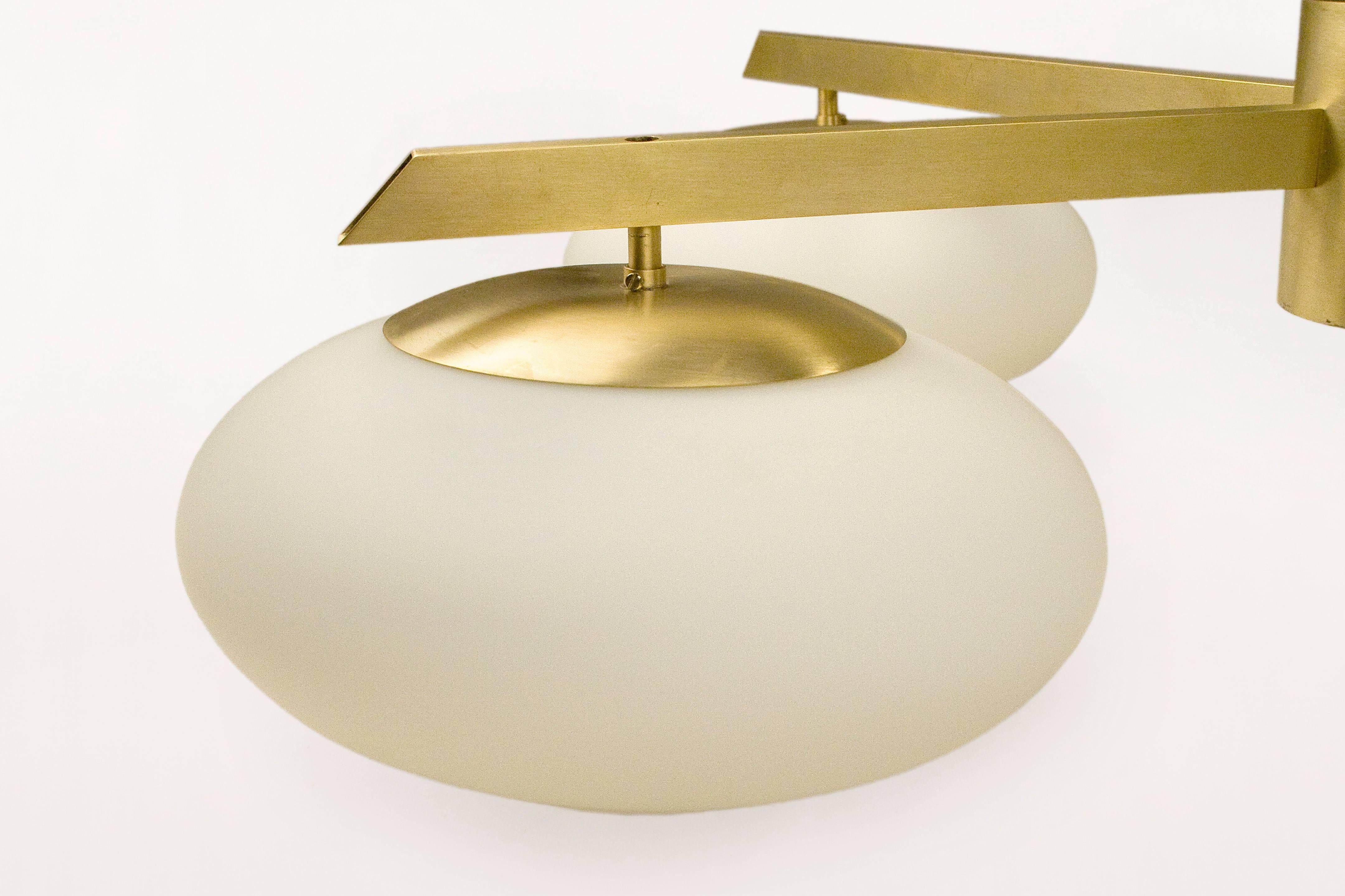 lelli three arm ceiling light