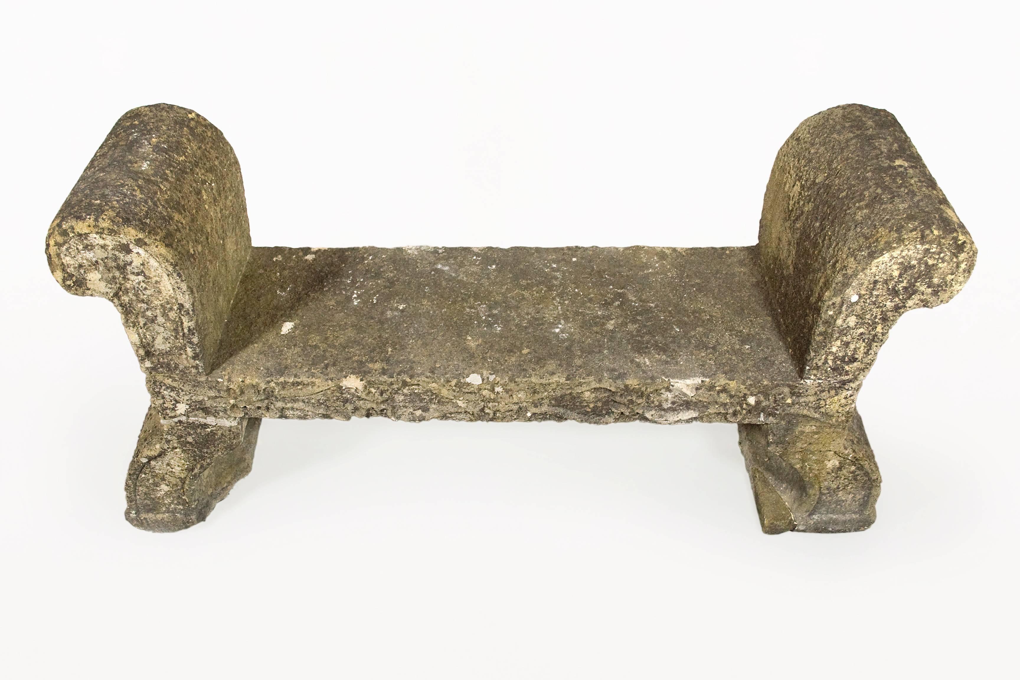 Regency 19th Century Stone Bench, circa 1800, England