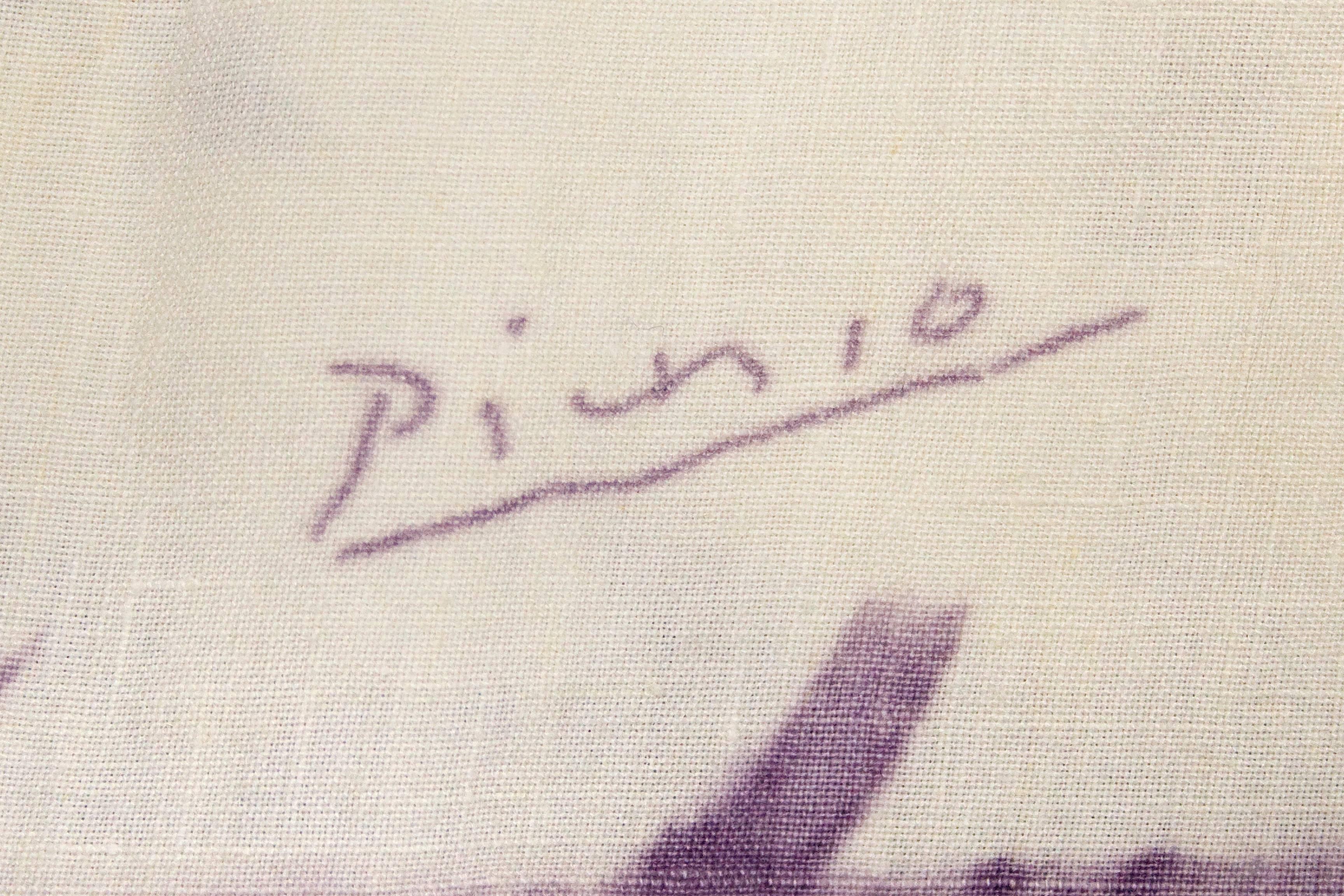 Mid-Century Modern Pablo Picasso Shirt Edited by Bruno Compagnon, circa 1955, France