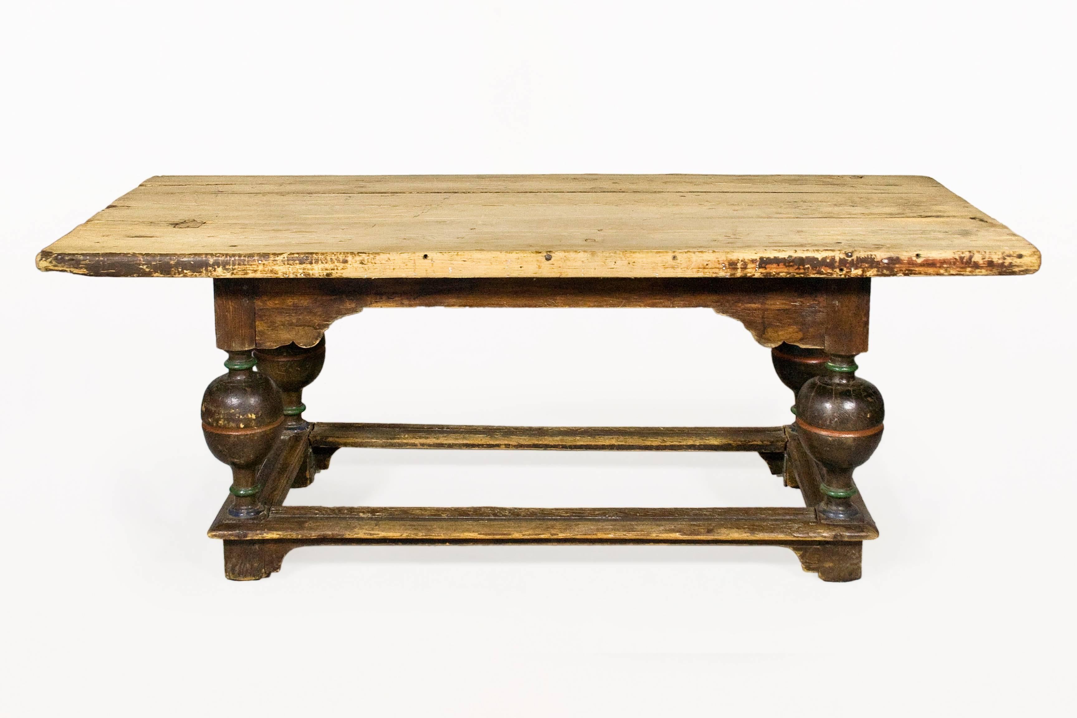 Swedish Barocco console
Wooden console
18th century, Sweden
Very good vintage condition.