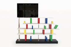 Ettore Sottsass Bookshelf for Galleria Rocca 6, circa 1980, Italy