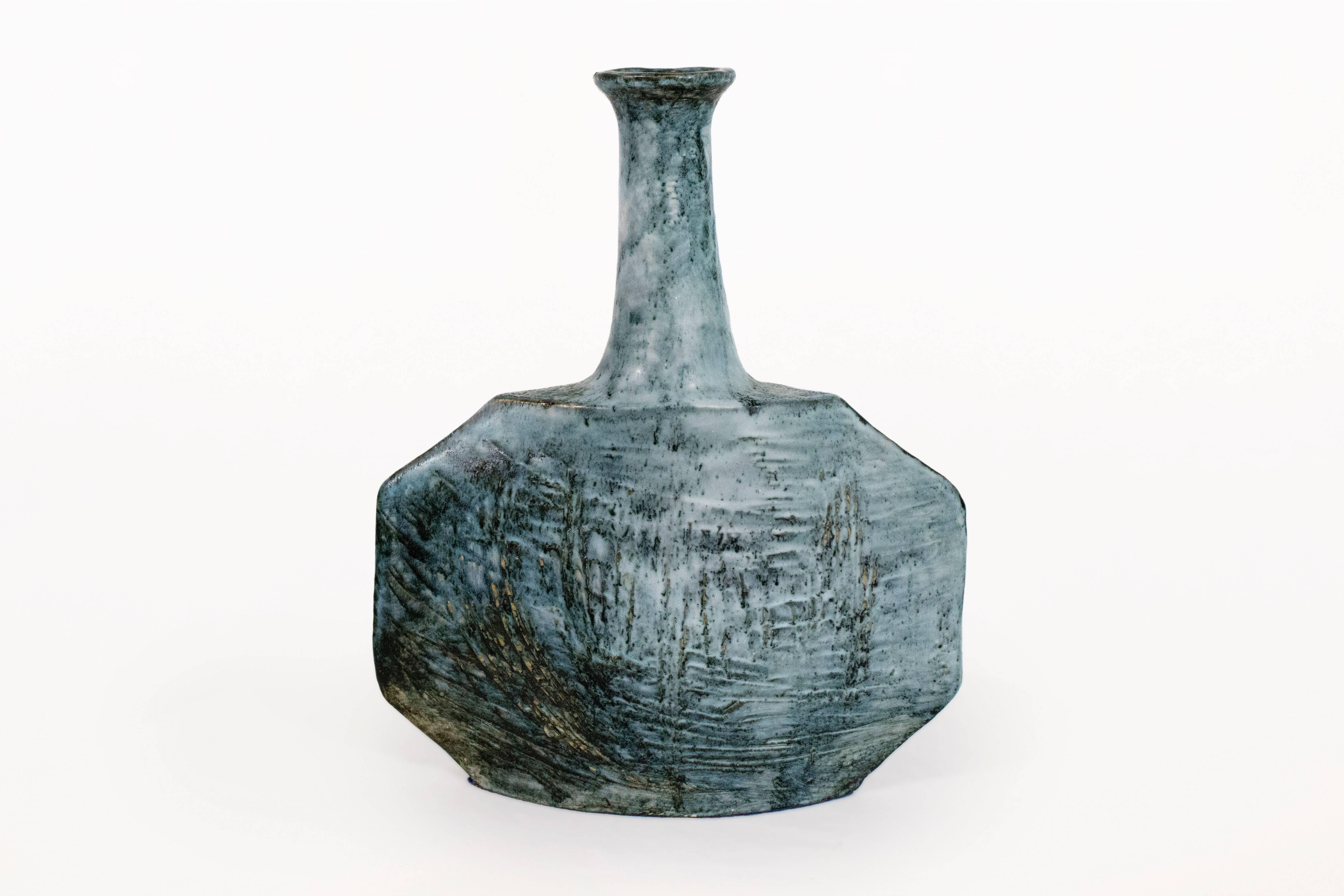 Italiano Vaso in ceramica di Giuseppe Rossicone, 1960 circa, Italia