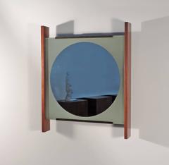 Gaetano Scolari for Stilnovo Illuminated Wall Mirror, Italy 1950s