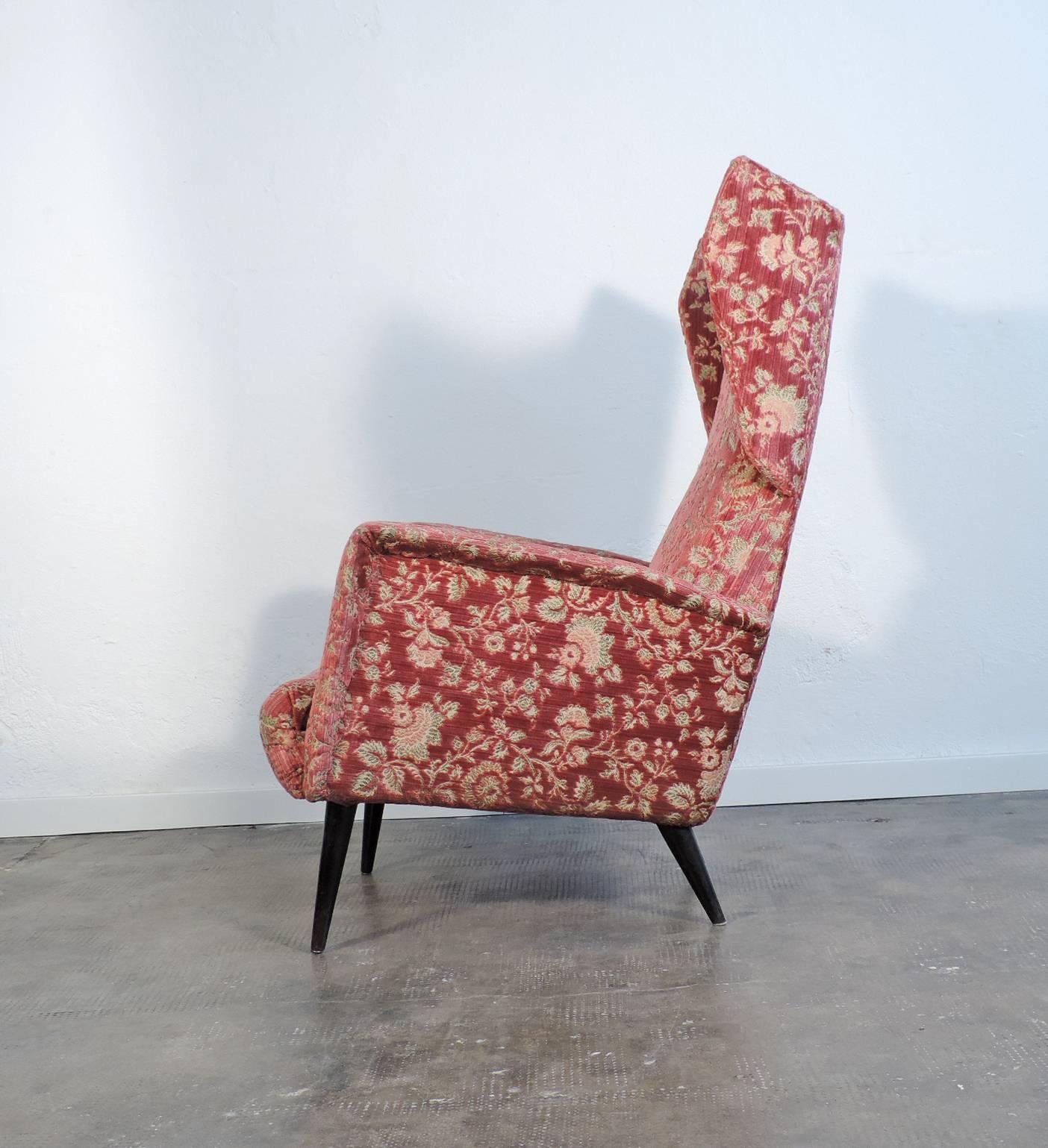 Splendid Gio Ponti Pair of Armchairs for Dassi 1