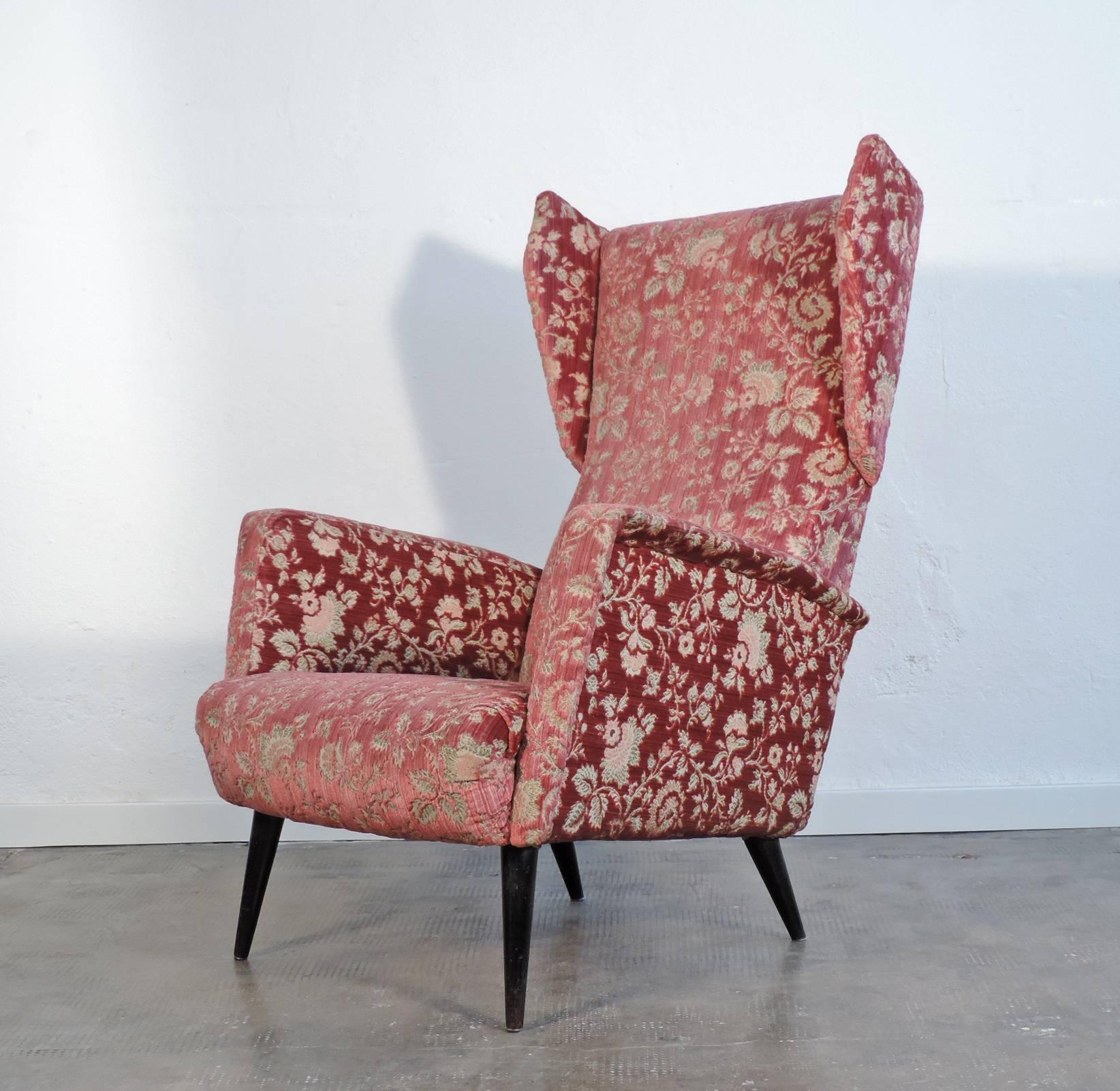 Splendid Gio Ponti Pair of Armchairs for Dassi 2