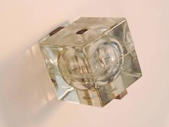 Alessandro Mendini 'Cubosfera' Wall Sconces for Fidenza Vetraria
