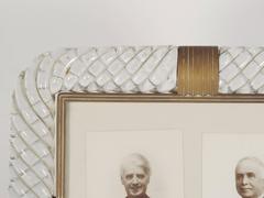 Large Venini Torciglione Glass Photo Frame