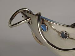 Italian Art Deco Arrigo Finzi Sant Elia Silver Centrepiece, 1930s